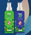 Two Fast Off mosquito repellent bottles, one green and one blue, on a blue background.